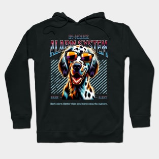 Bark Alert English Setter Dog Hoodie